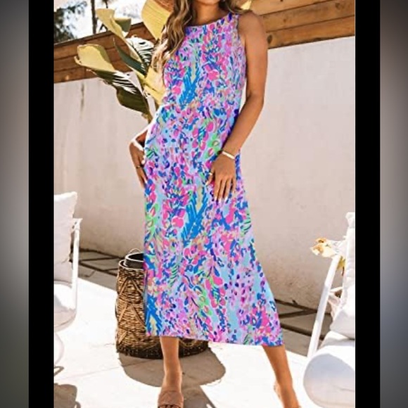 Dresses & Skirts - Boutique Paisley Print Maxi Dress